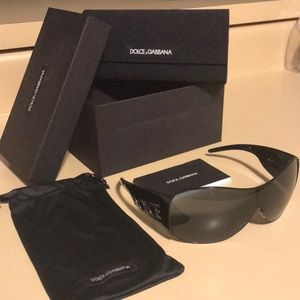 Dolce & Gabbana shield sunglasses